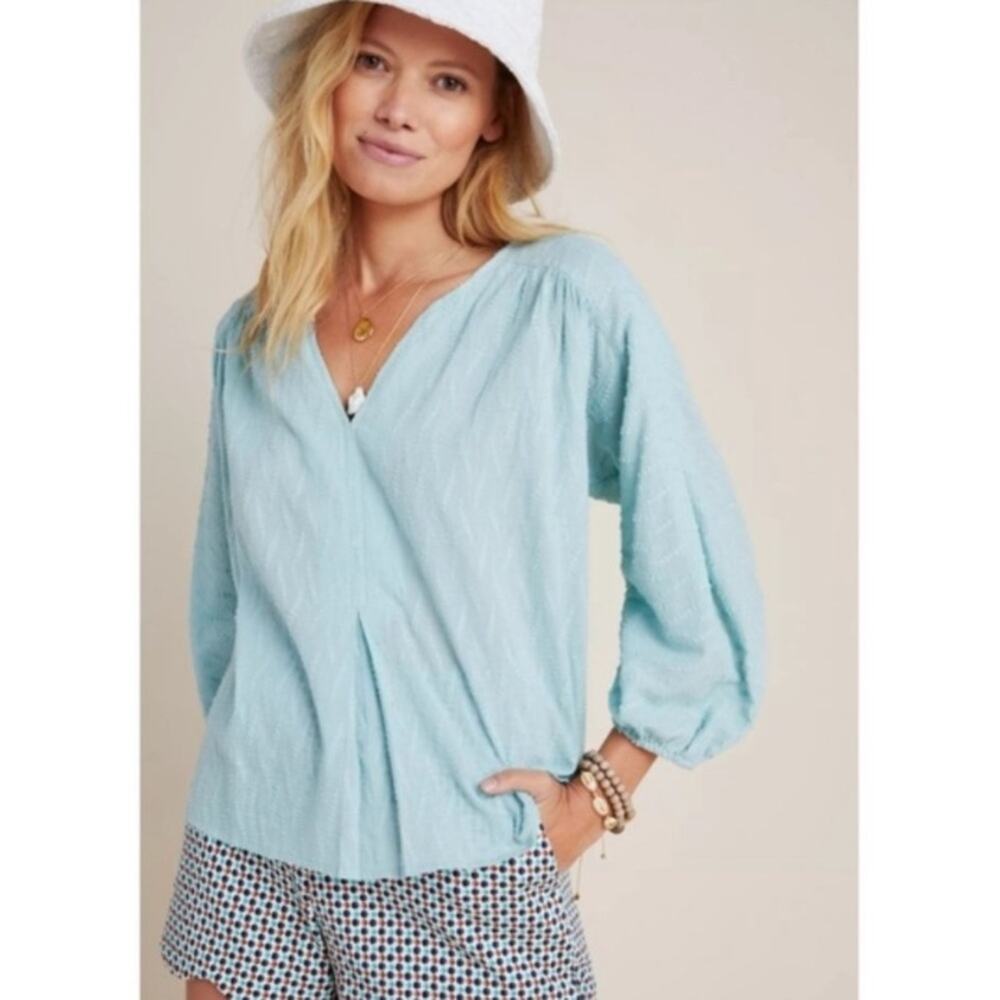 Anthropologie Dolan Alvia peasant top sz M